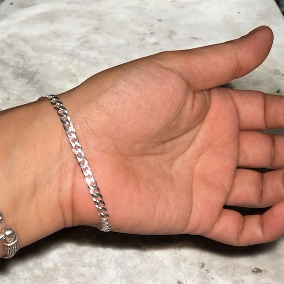 Solid Italian silver bracelet - Picture 4 of 7